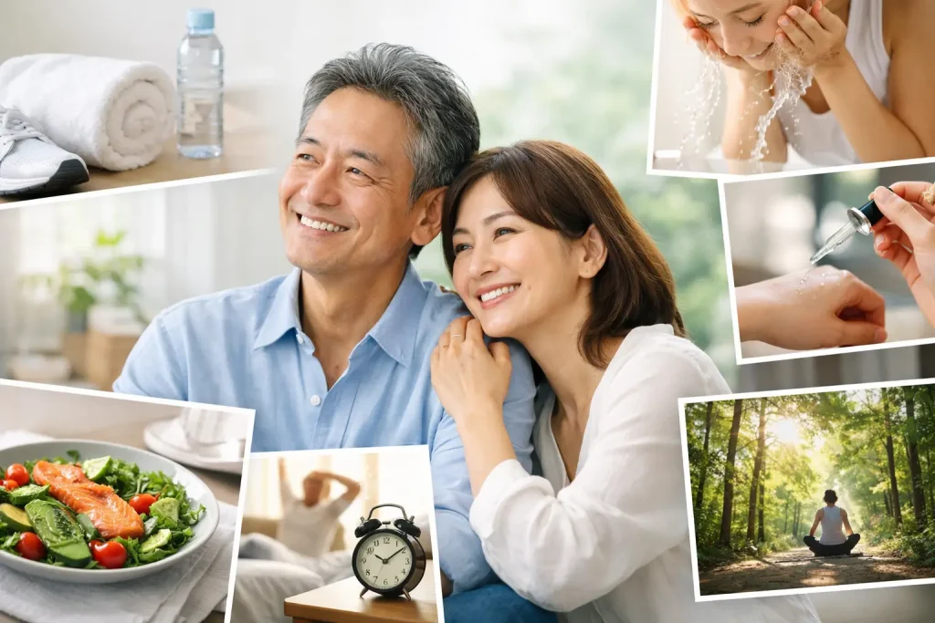 40代から始める 若返り習慣 8選を無理なく続ける
