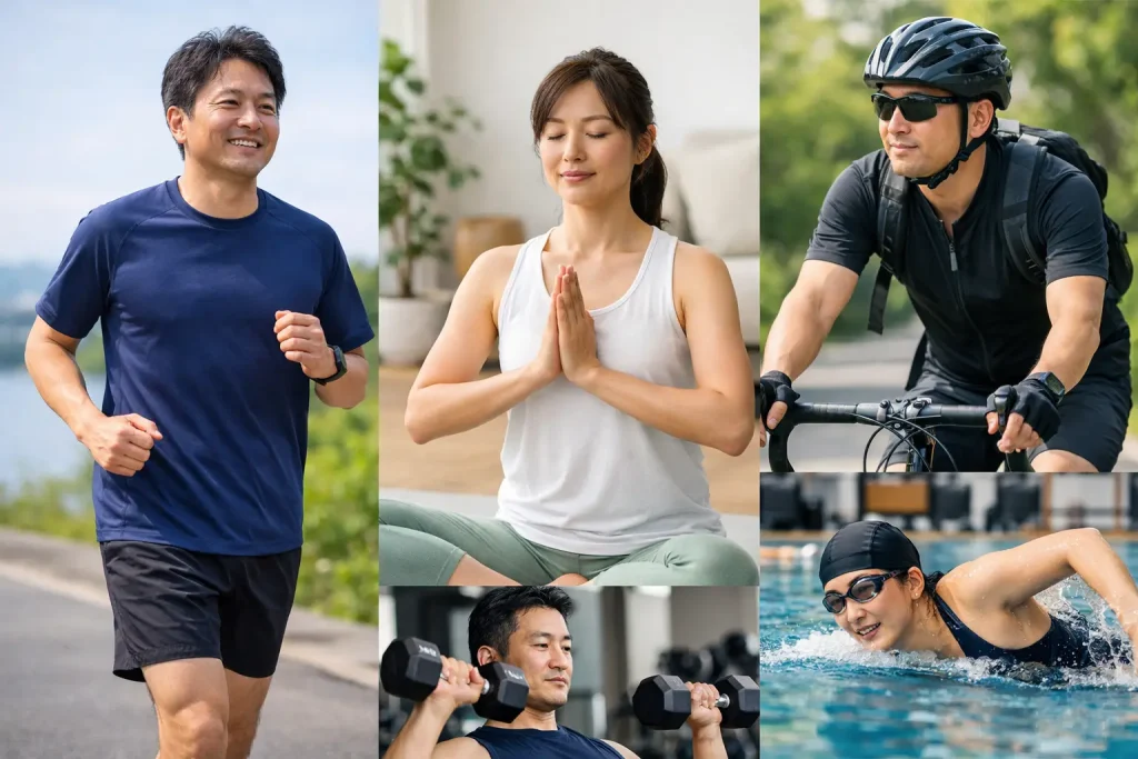 40代におすすめの運動習慣5選