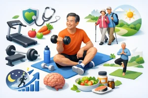 健康寿命を延ばす筋トレ習慣で10年先も動ける体をつくる7つの基本と注意点