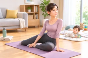 産後の骨盤トレーニングはいつから始める？体型と不調を無理なく整える回復の順序