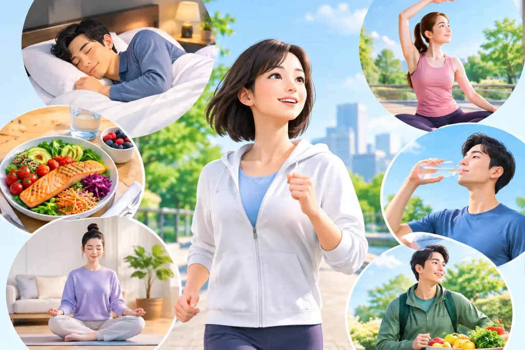 疲れにくい体を作る生活習慣7選｜年齢に負けず毎日を軽やかに過ごす実践法