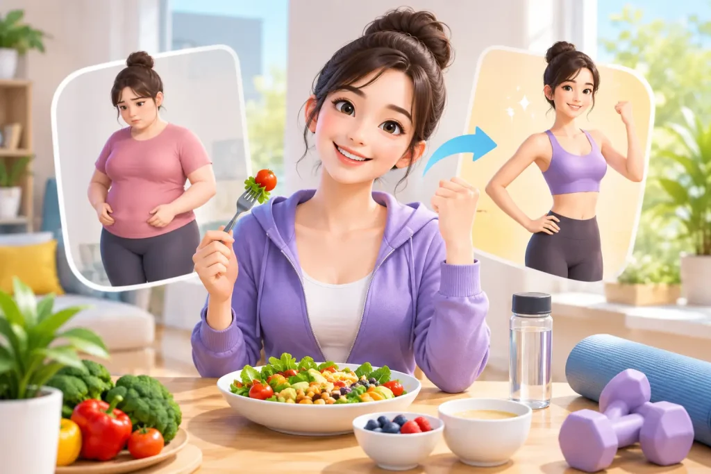 食生活改善・体脂肪減少の実例で学ぶ続く習慣